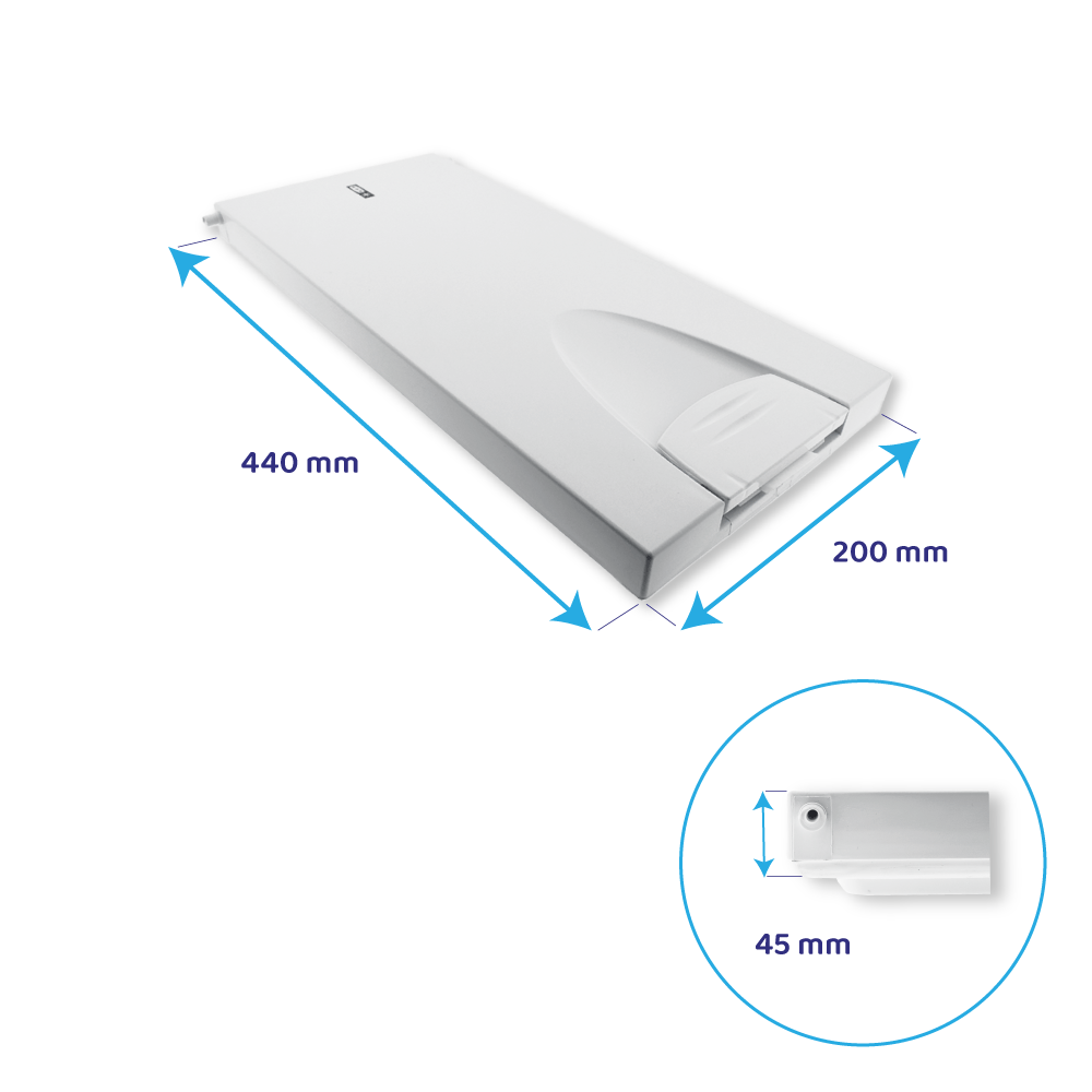 Beko Gefrierfachtür 440x200mm / 4311000200