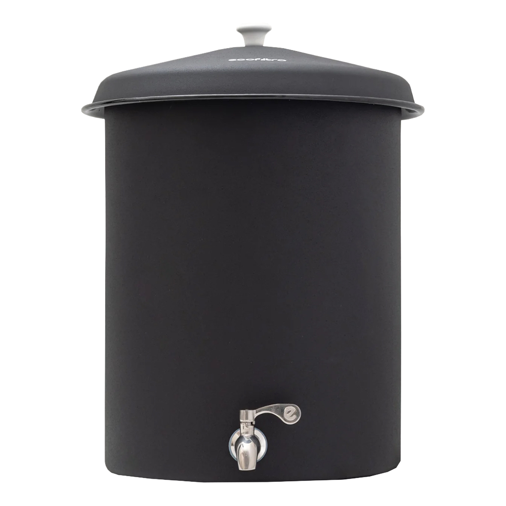 Ecofiltro Wasserfilter 20L Starterset Schwarz (filtert PFAS)