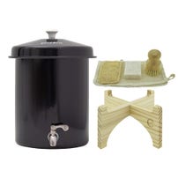 Ecofiltro Wasserfilter 5L Starterset Schwarz (filtert PFAS)