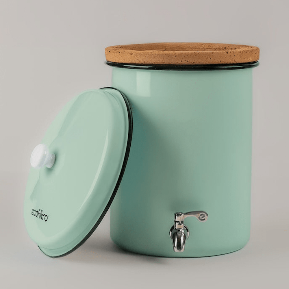 Ecofiltro Wasserfilter 5L Starterset Mintgrün (filtert PFAS)