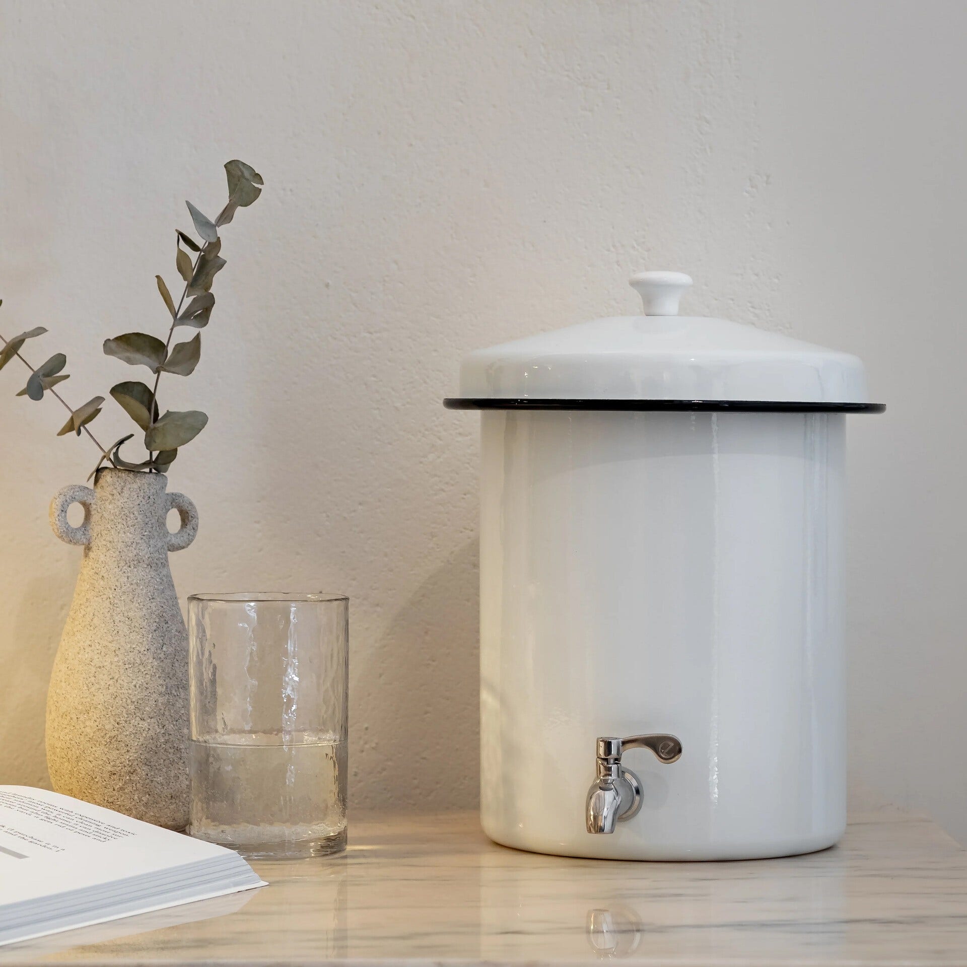 Ecofiltro Wasserfilter 5L Starterset Weiß - 4 Jahre Nutzung