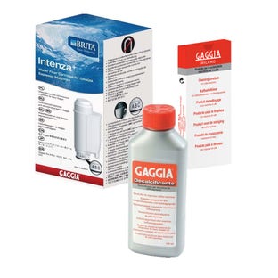 Gaggia Pflegeset Kaffeemaschine Entkalkungsmittel + Reinigungstabletten + Wasserfilter