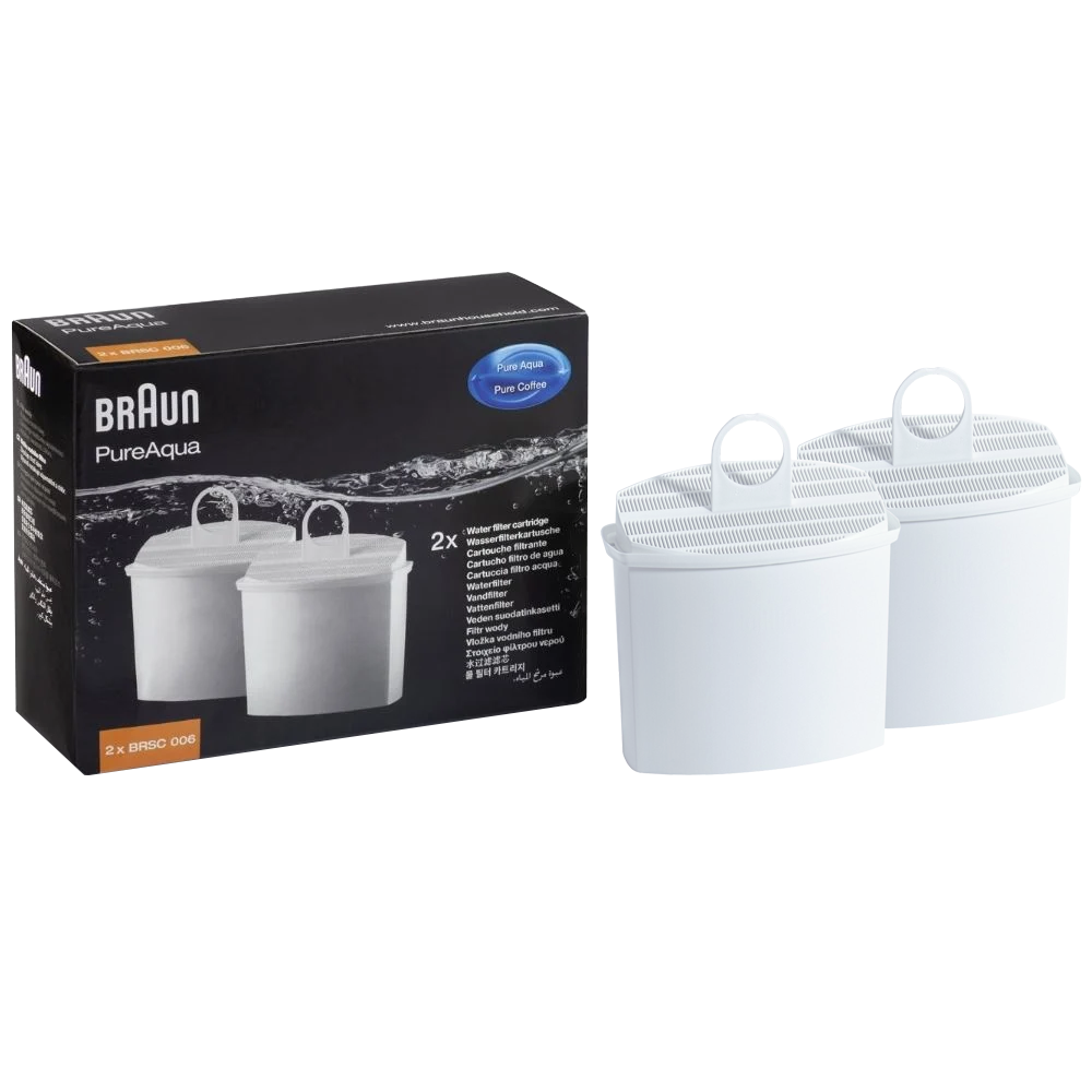 Braun Wasserfilter PureAqua BRSC 006, geeignet für CaféHouse, PurEase und Sommelier, (2St.)