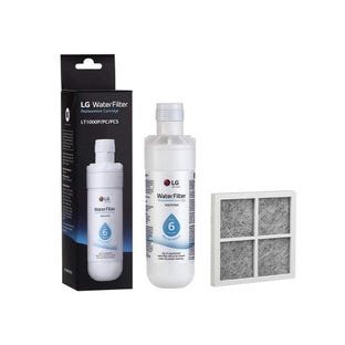 LG Ersatzset Kühlschrank Luftfilter + Wasserfilter LT1000P / AGF80300704 / ADQ74793501