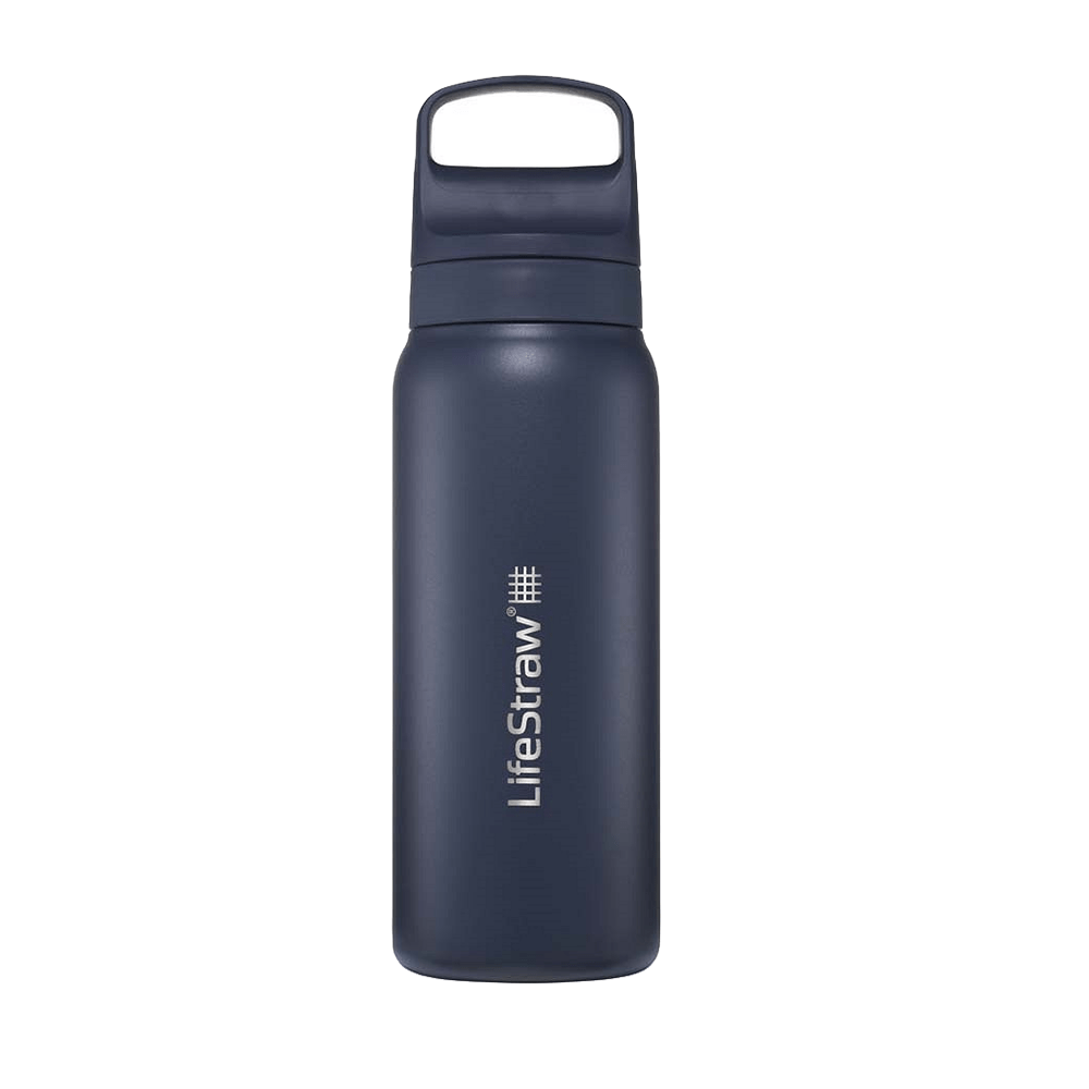 LifeStraw Go 2.0 Series Edelstahl-Trinkflasche Ozeanblau (700 ml)