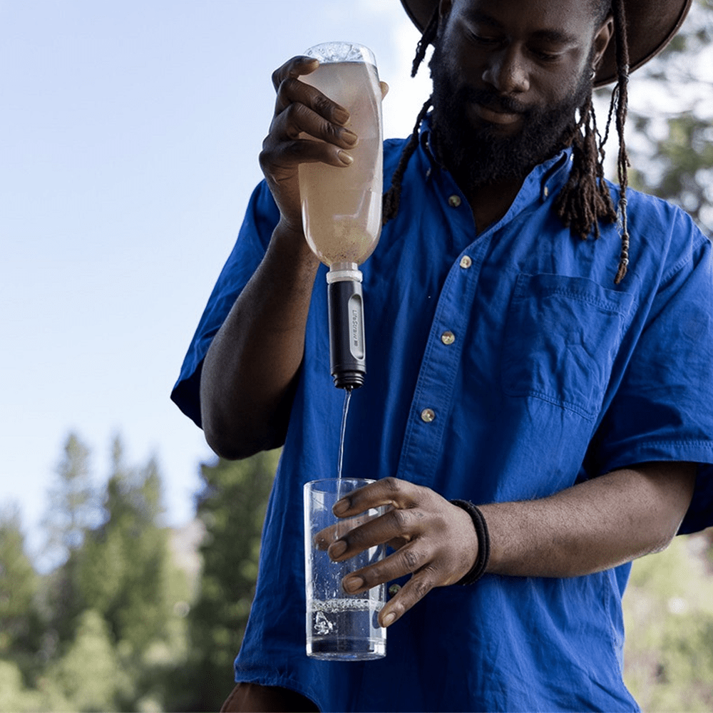 LifeStraw Peak Series Collapsible Squeeze Bottle 650ml Bergblau