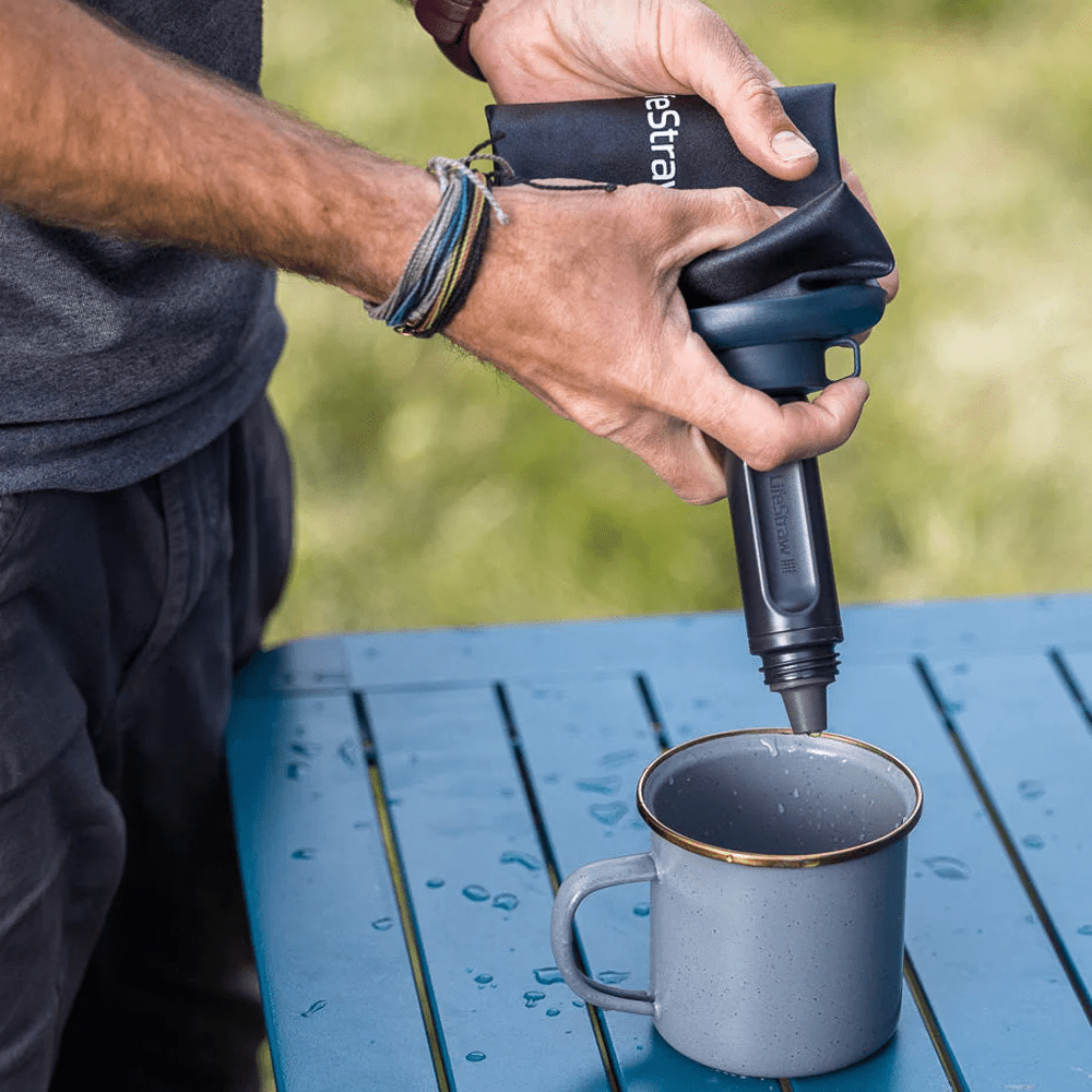 LifeStraw Peak Series Collapsible Squeeze Bottle 650ml Bergblau
