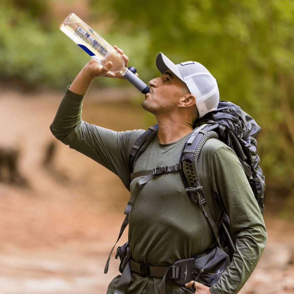LifeStraw Peak Series Solo Wasserfilter Bergblau