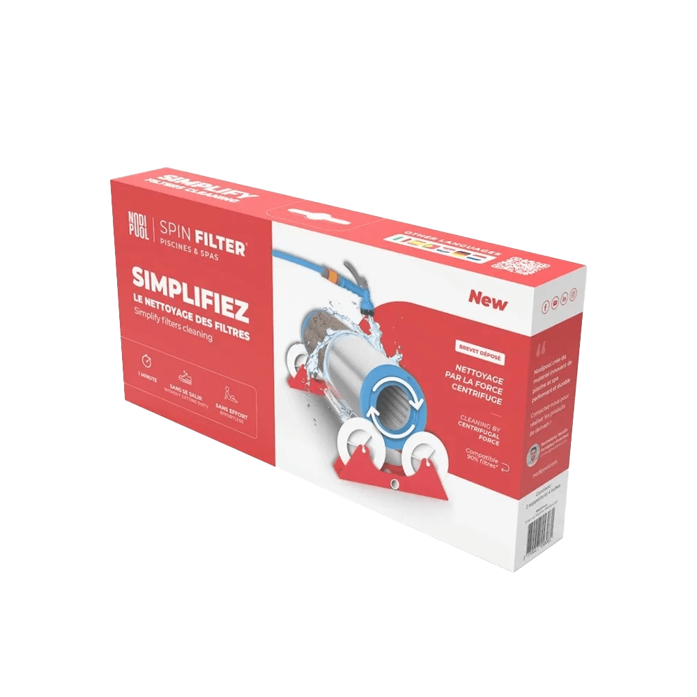 Nodiroller Spin Filter  - Rotierender Filterreiniger für Pool & Spa Filterkartuschen