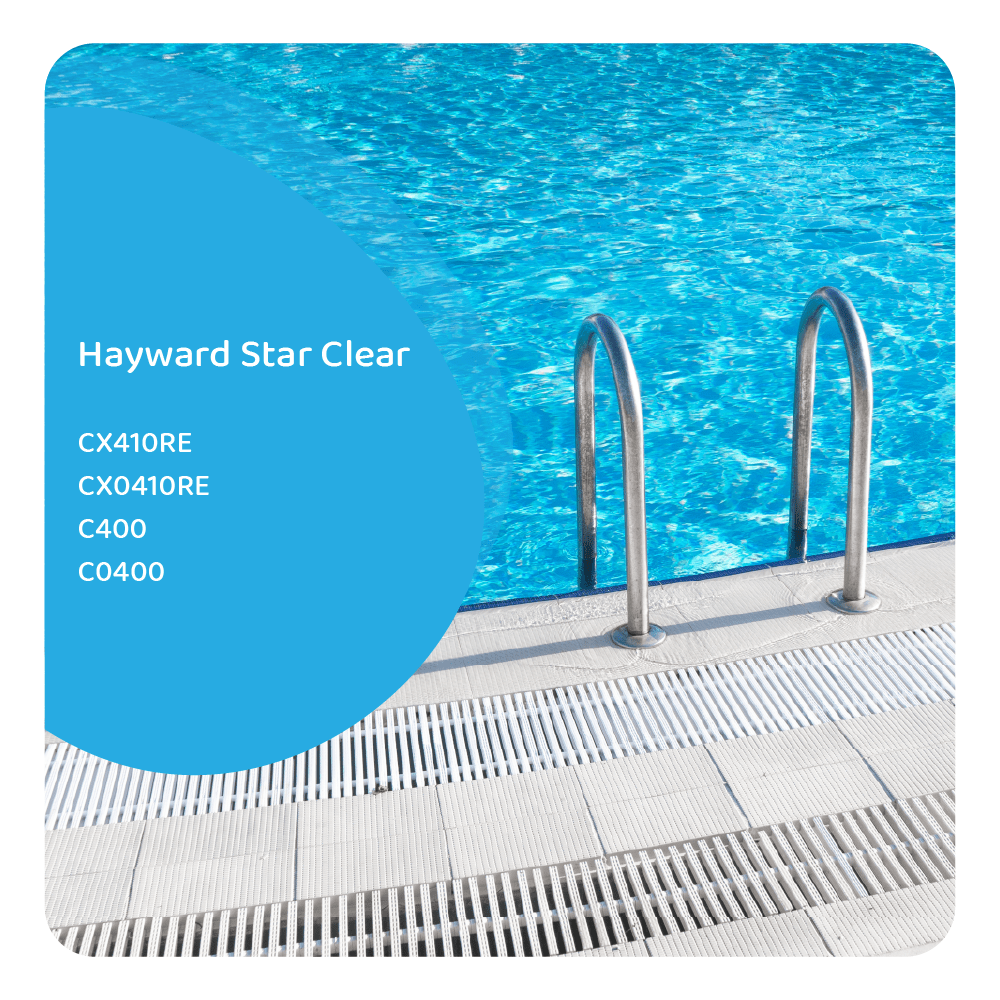 Whirlpool Filter geeignet für Hayward Star Clear CX410RE, CX0410RE, C400, C0400