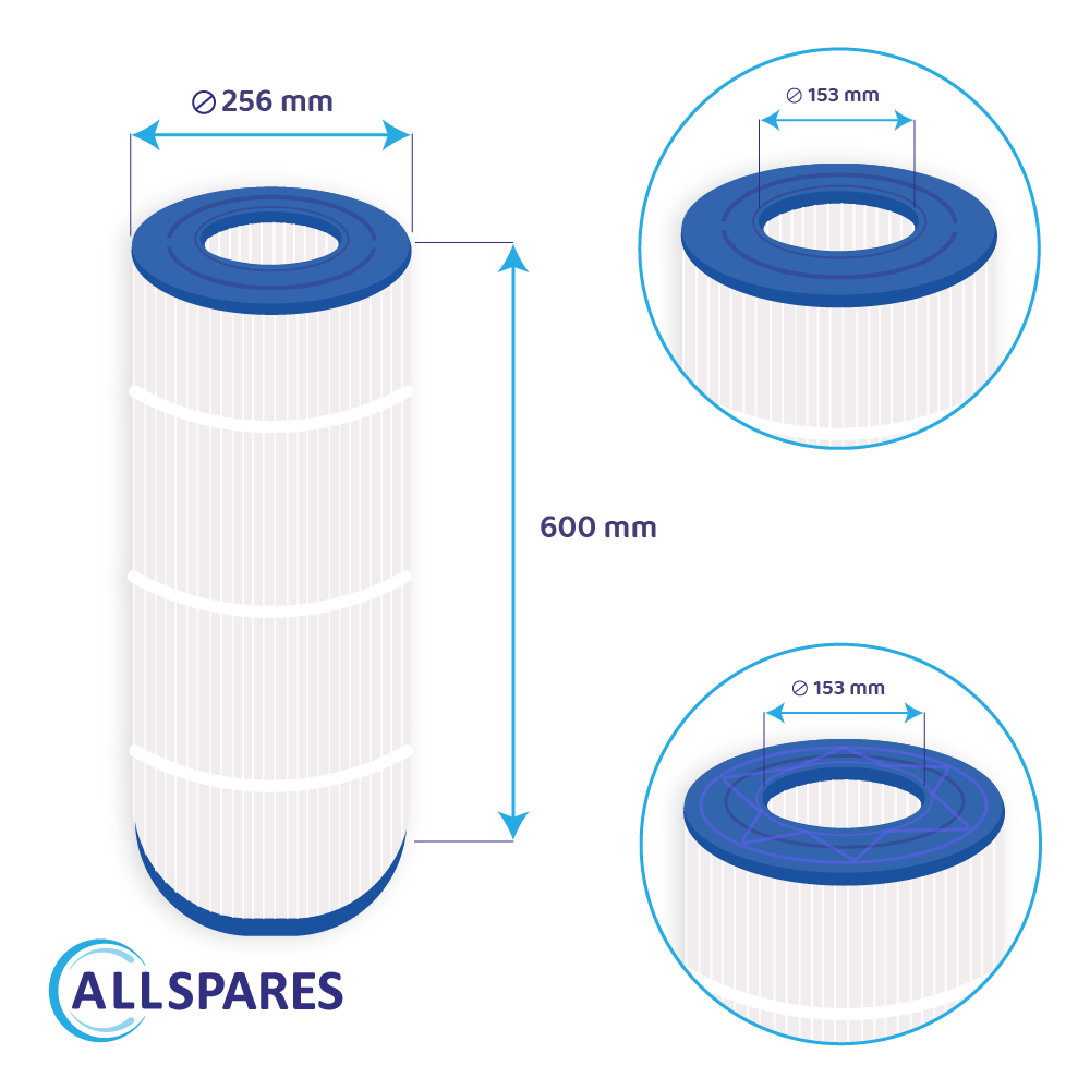 Whirlpool Filter geeignet für Pentair Clean & Clear 100 / H-RAF173215