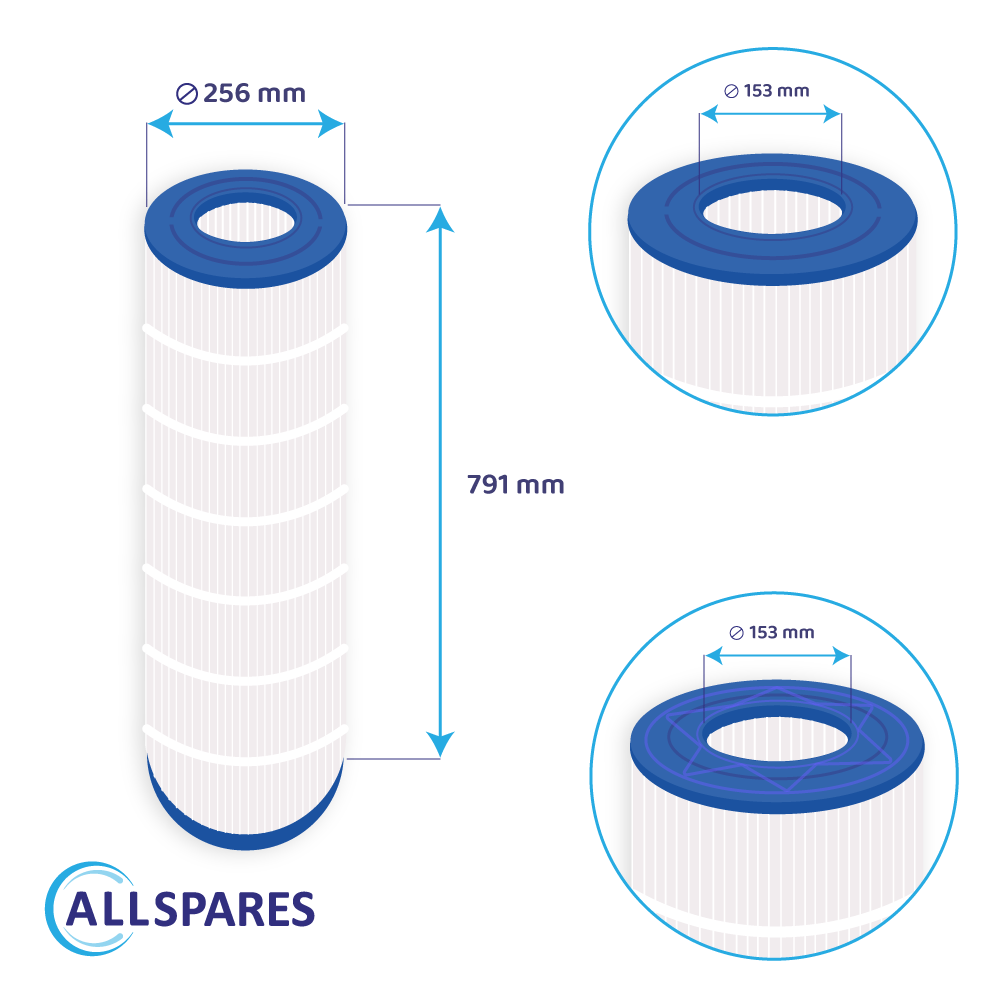 Whirlpool Filter geeignet für Pentair Clean & Clear 150 / H-RAF173216