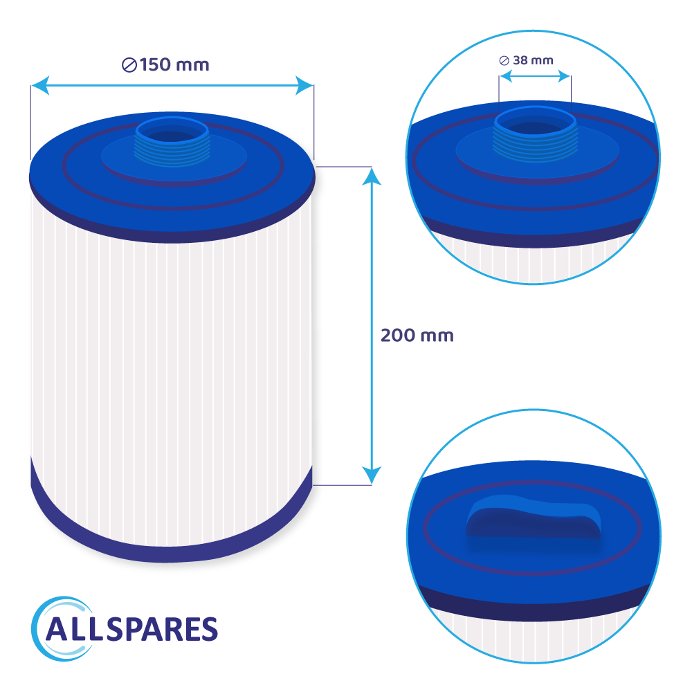 Whirlpool Filterkartusche geeignet für SC718, 50353, 5CH-35