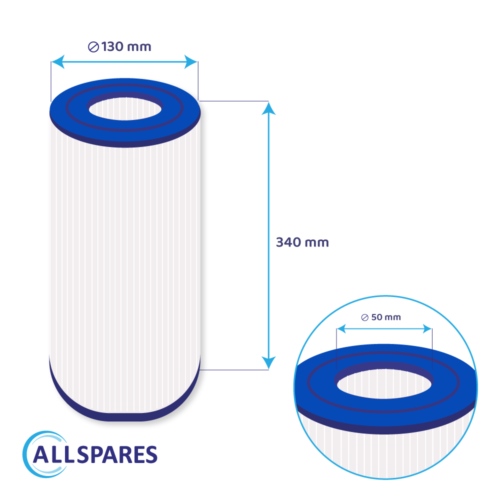 Whirlpool Filterkartusche geeignet für  J-200, 373045, Sundance 680, 6580-471
