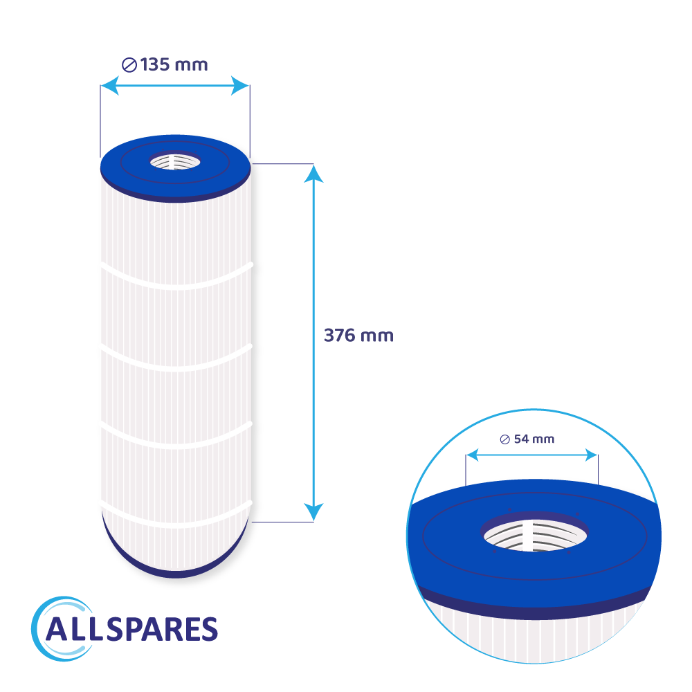 Whirlpool Pool Filterkartusche geeignet für SC777, 50651, FC-2971