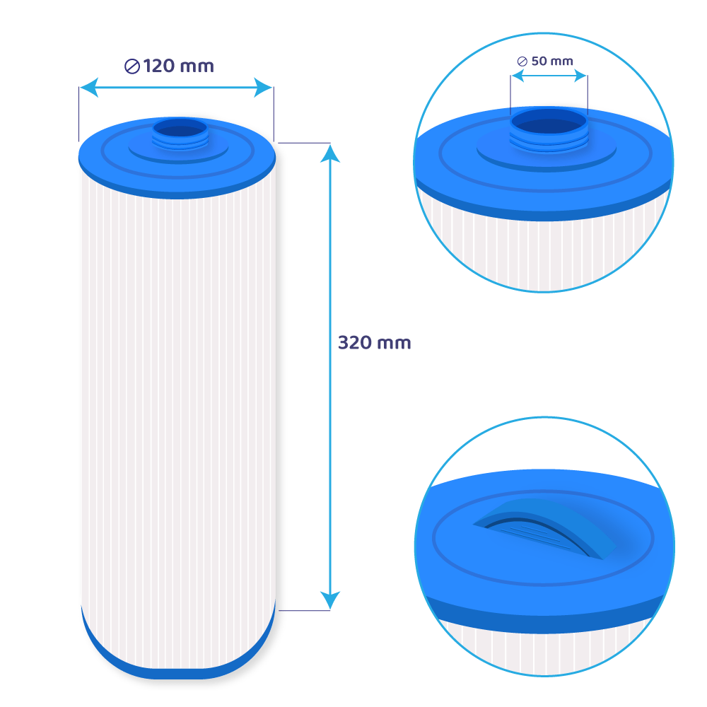 Darlly Whirlpool Filter SC814 / J400
