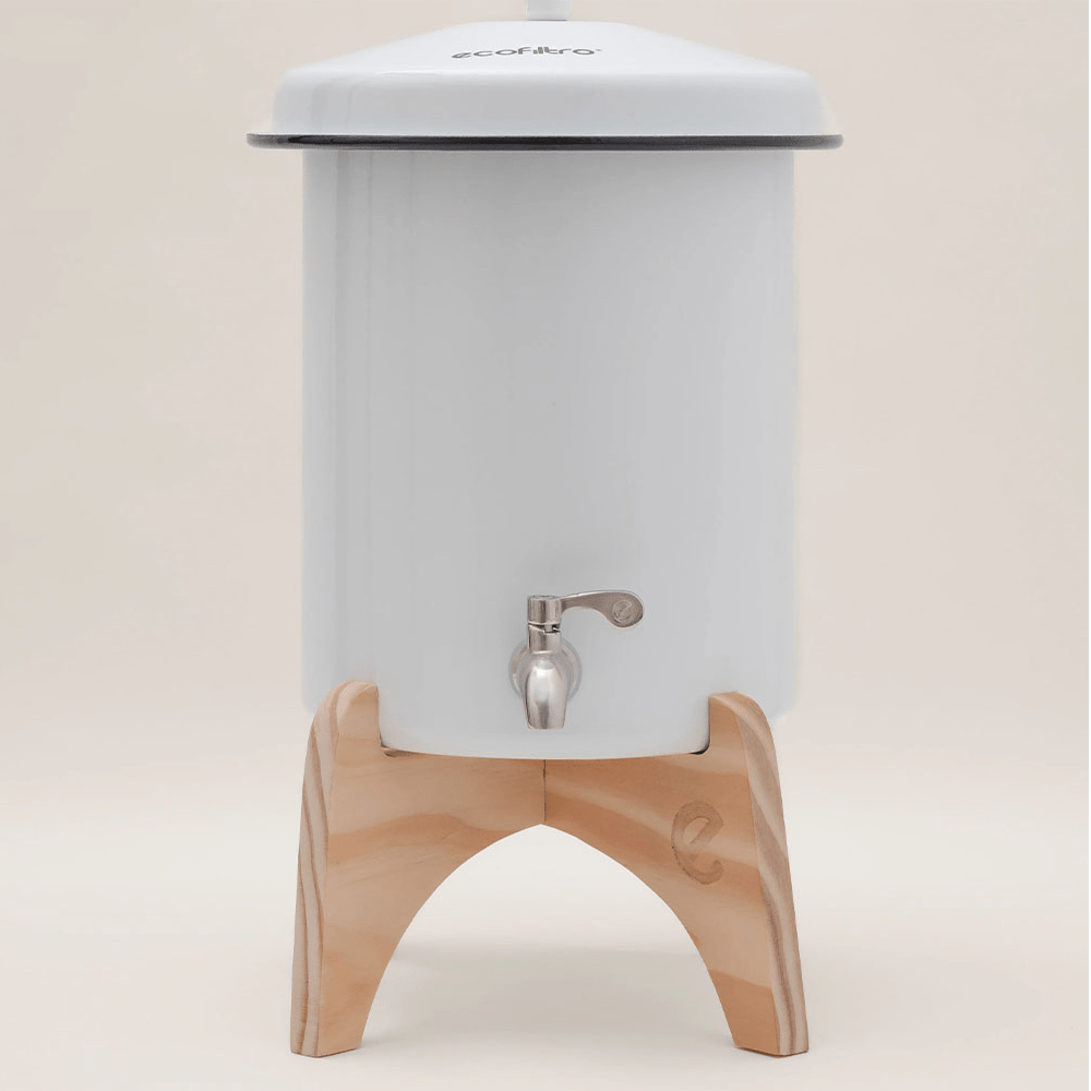 Ecofiltro Wasserfilter 5L Starterset Weiß - 4 Jahre Nutzung