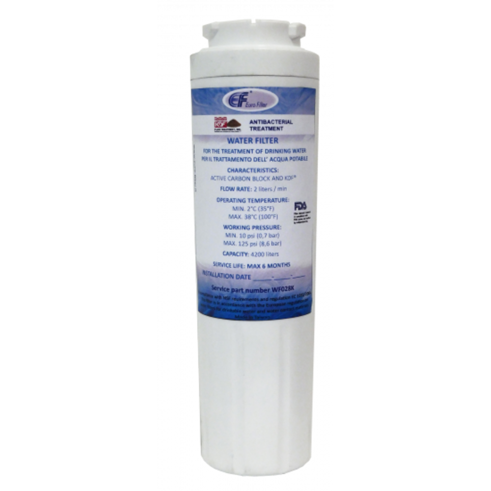 Euro Filter Wasserfilter geeignet für Bosch / Siemens / Whirlpool / Amana / Gaggenau / KitchenAid / Maytag / Candy / Hotpoint Ariston