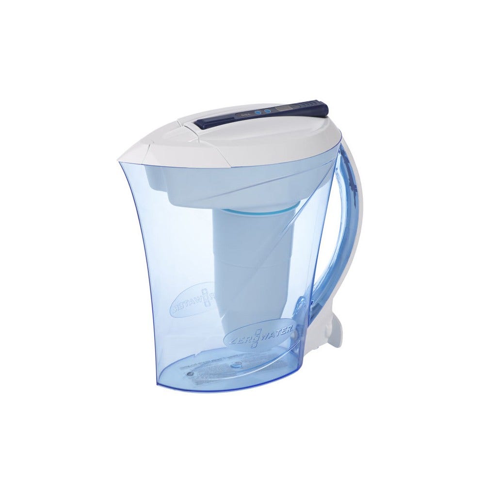 ZeroWater Wasserfilterkanne 2,4 L inkl. 3 Wasserfilter (filtert PFAS)