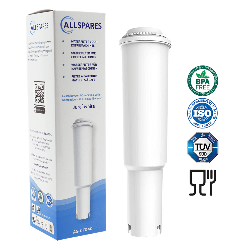 Filtro Per Acqua Compatibile Con Macchine Caffè Jura (Impresa, E, S, X, Z Series) - Simile Ai Modelli Originali 68739/60209/62911, Confezione Da 8 Pezzi